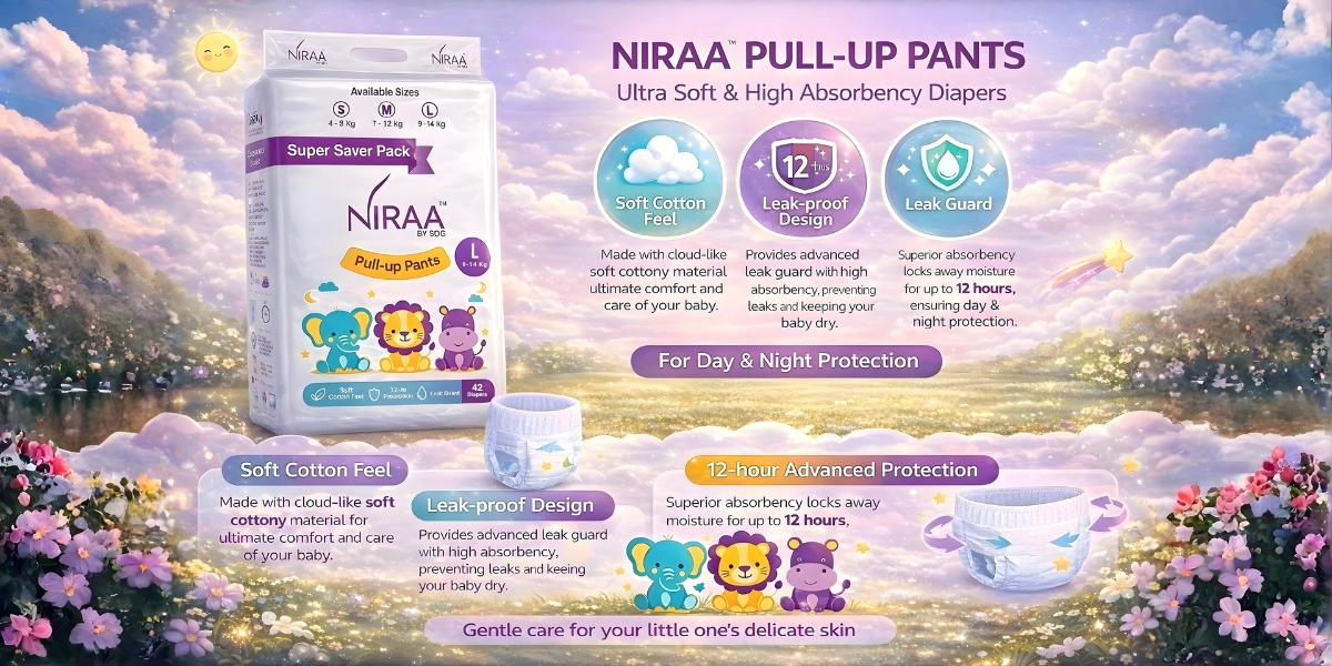 l size baby diaper infographic