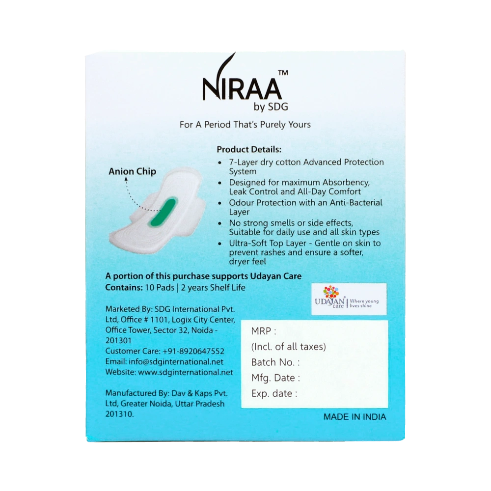 Combo (17 Pads) - Travel Pouch (2 Pads) + Ultra-Thin Tri-Fold Sanitary Pads with Anion Chip (15 Pads) | Size – XL (280mm) - Image 5