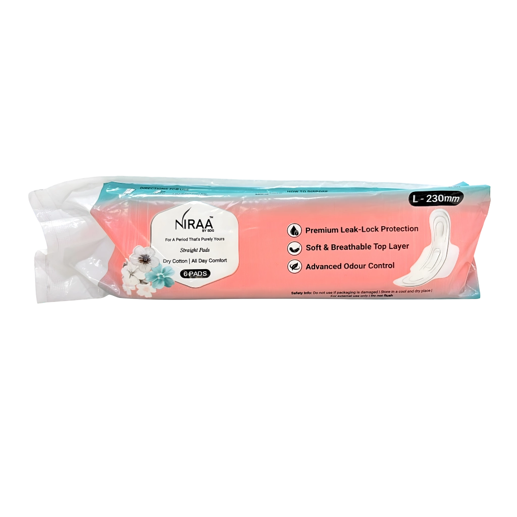 niraa straight pads l size