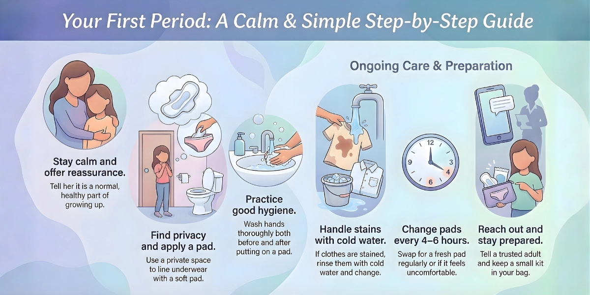 simple guide for your first period